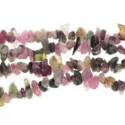 5 - 8 mm Gemstone chips beads - Tourmaline x80cm