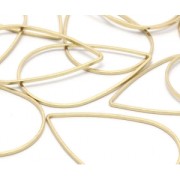 38x25 mm Drop link connector - Rough brass x25