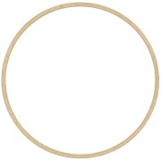 35mm Round link connector rings - Rough brass x25