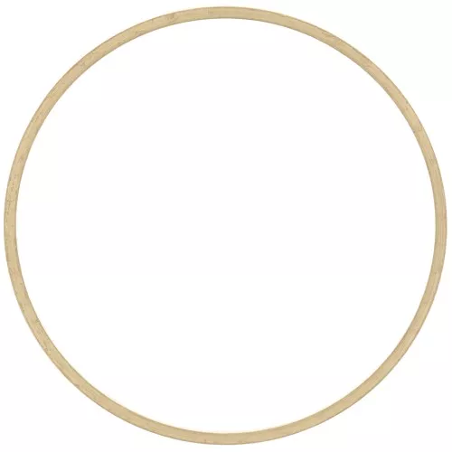 35mm Round link connector rings - Rough brass x25