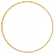 40mm Round link connector rings - Gold Tone x25
