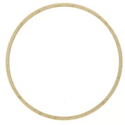 30mm Closed flat connector rings - Raw brass x25|raw }}