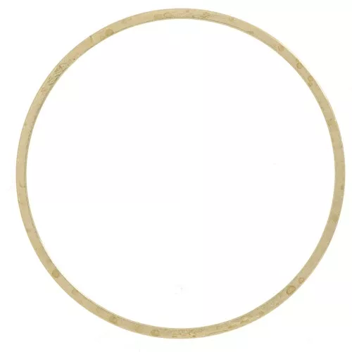 30mm Closed flat connector rings - Raw brass x25