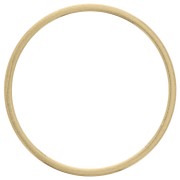 20mm Closed flat connector rings - Raw brass x50|raw }}