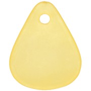 17mm smooth flower petals in frosted acrylic - Light Orange x15