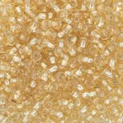 Preciosa 9/0 2.5 mm Seed Beads - Gold Silver Lined x 20 g