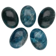 14x10mm Oval gemstone cabochon - Apatite x1
