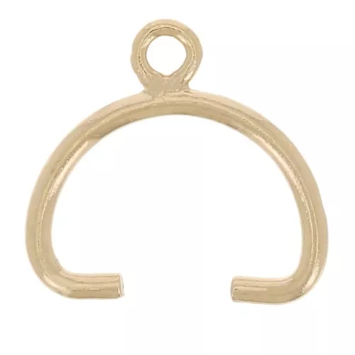 8mm Pendant bail - Gold filled x1