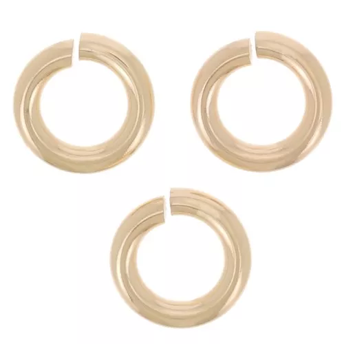 5x1mm Jump rings open- Gold filled x100