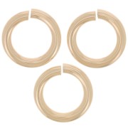 6x1mm Jump rings open- Gold filled x100|raw }}