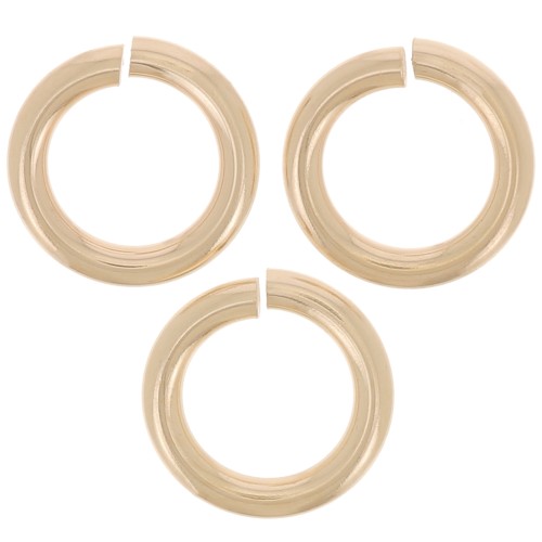 6x1mm Jump rings open- Gold filled x100