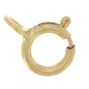 5mm Spring Clasps with closed ring - Gold filled x50