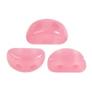 6x3mm Kos® Glass beads by Puca® - Light Rose Opal x10g