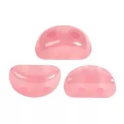 6x3mm Kos® Glass beads by Puca® - Light Rose Opal Luster x10g