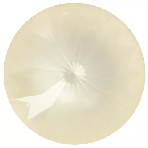 14mm PureCrystal 1122 Rivoli Cabochon - Crystal Linen Ignite x1