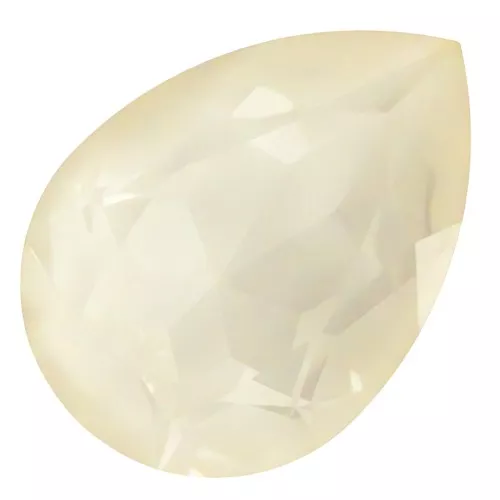 14x10mm PureCrystal 4320 Cabochon - Crystal Linen Ignite x1