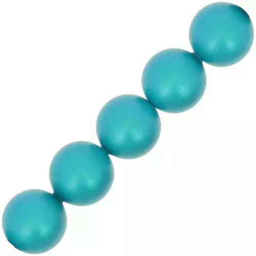 10mm PureCrystal 5810 Pearls - Crystal Iridescent Dark Turquoise Pearl x5