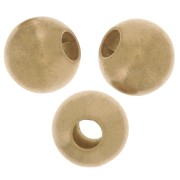 6mm Round Beads - Raw Brass x50|raw }}
