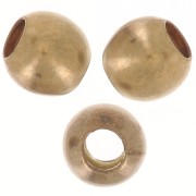 3mm Round Beads - Raw Brass x100|raw }}