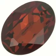18x13mm PureCrystal 4120 Cabochon - Smoked Amber x1