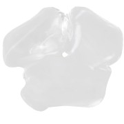 40mm Opaque resin flower bead - Crystal x1|raw }}