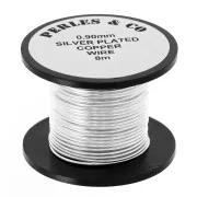 Copper wire 0.90 mm - Silver x8m