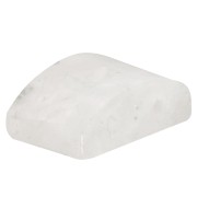 12x8mm 2-hole gemstone bead - Moonstone x1