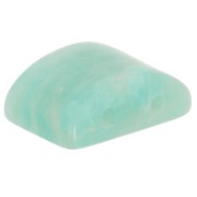 12x8mm 2-hole gemstone bead - Amazonite x1