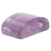 12x8mm 2-hole gemstone bead - Amethyst x1|raw }}