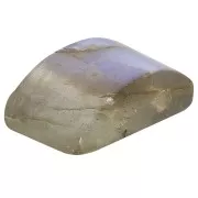 12x8mm 2-hole gemstone bead - Labradorite x1