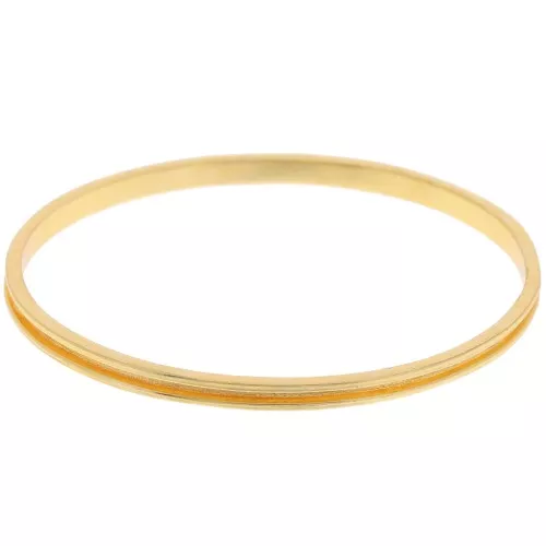4x65mm Bracelet for Delica 15/0 weaving - 1 rows 1.5mm - Gold Tone x1