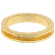 Ring for Delica 15/0 weaving - 1 row 1.5mm - Size 52 - Gold Tone x1|raw }}