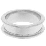 weaving ring for Delica 11/0 - 2 rows 3.8mm - Size 56 - Silver Tone x1|raw }}