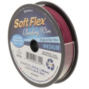 0.48mm 49 strands beading wire - Soft Flex Medium - Garnet x9m|raw }}