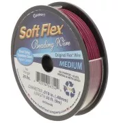 0.48mm 49 strands beading wire - Soft Flex Medium - Garnet x9m