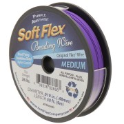 0.48mm 49 strands beading wire - Soft Flex Medium - Purple x9m|raw }}