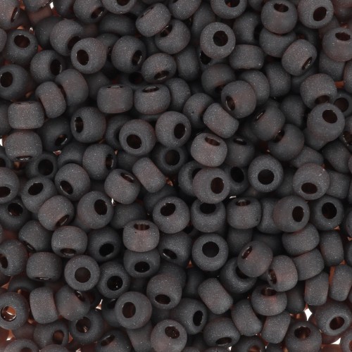 Miyuki 8/0 Seed Beads 135F - Transparent Root Beer Mat x8g