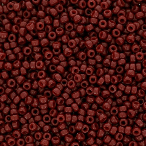 Miyuki Seed Beads Duracoat 15/0 4469 - Dyed Opaque Jujube x8g