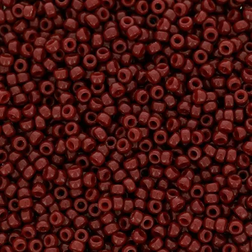 Miyuki Seed Beads Duracoat 15/0 4469 - Dyed Opaque Jujube x8g