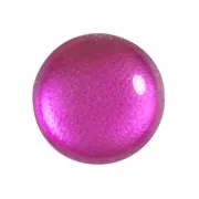 18mm Glass round cabochon by Puca® - Ice Slushy Strawberry x1