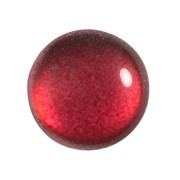 18mm Glass round cabochon by Puca® - Ice Slushy Cherry x1|raw }}