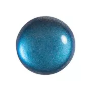 18mm Glass round cabochon by Puca® - Ice Slushy Blue Rasberry x1