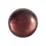 18mm Glass round cabochon by Puca® - Ice Slushy Cola x1