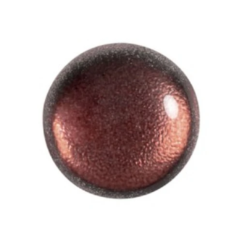 18mm Glass round cabochon by Puca® - Ice Slushy Cola x1