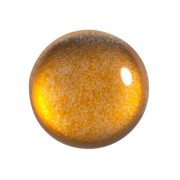 18mm Glass round cabochon by Puca® - Ice Slushy Orange x1|raw }}