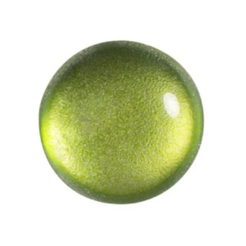 18mm Glass round cabochon by Puca® - Ice Slushy Lime x1
