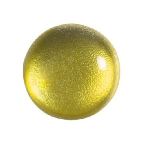 18mm Glass round cabochon by Puca® - Ice Slushy Pineapple x1