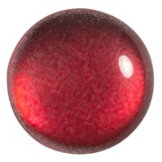 25mm Glass round cabochon by Puca® - Ice Slushy Cherry x1