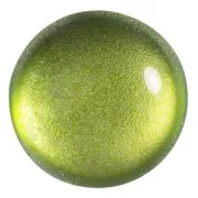25mm Glass round cabochon by Puca® - Ice Slushy Lime x1