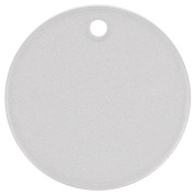 13mm 925 Sterling Silver Round Sequin - 0.8mm thick - matt x1|raw }}